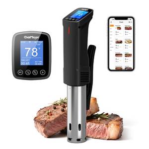 lot 19922 image: 2.4g Wifi Sous Vide Cooker CharMeter Sous Vide Machine CSV-100-W, 1000 Wattts Sous-Vide Cooker Immersion Circulator App Control with 14 Preset Recipes, Calibration Function,Fast-Heating with Timer