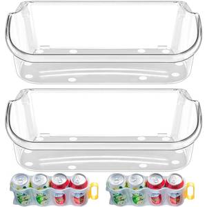 lot 19961 image: UPGRADE 240356402 Refrigerator Door Bin Replacement Part, Compatible with Frigidaire Refrigerator Door Shelf LFSS2612TF0 FFSS2615TS0 FGHS2631PF4A FGHS2655PF LGUS2642LF1 LFSS2612TE0 Door Bin(2-Pack)