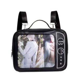 lot 20336 image: Lifelix Ita Bag Japanese Backpack Y2k Bag Shoulder Crossbody Handbag for Anime Cosplay (Black)