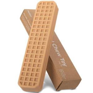 lot 20349 image: Jigsaw Boat Durable Chew Toy for Medium Dogs - Peanut Butter Flavor Dental Chew Toy, Long-Lasting Nylon for Aggressive Chewers, Reduces Tartar and Plaque