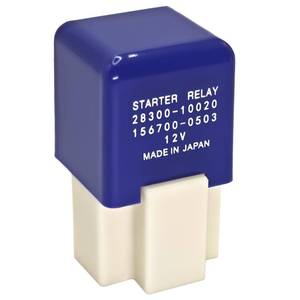 lot 20385 image: Relay 28300-10020, 12V 4 Pins Purple Starter Relay 28300-10020 156700-0503 - Compatible for Toyota Camry Corolla Lexus Various Models