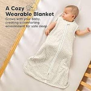lot 6221 image: KeaBabies Snooze Sleep Sack Set with Onesie