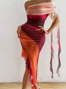 lot 10306 image: Colorfull Polyester dress