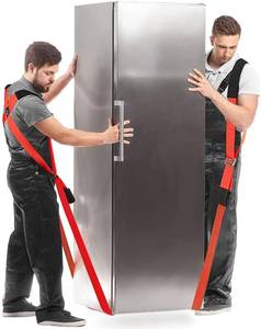 lot 2424 image: Ytonet Moving Straps, Lifting Straps for Move Furniture, 2-Person Shoulder Lifting and Moving System for Appliances, Mattresses, Heavy Objects up to 800lbs, Furniture Strap Round Sling, Orange