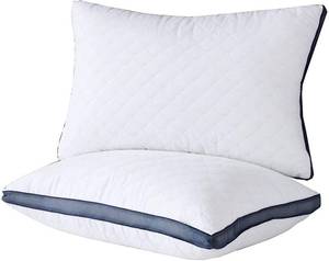 lot 3033 image: Meoflaw Pillows for Sleeping(2-Pack), Luxury Hotel Pillows Standard Size Set of 2,Bed Pillows for Side and Back Sleeper (Standard)