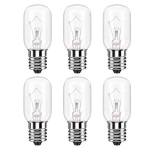 lot 4367 image: Neanete Microwave Light Bulb for Under Range Hood Appliance Refrigerator T8 40 Watt 125V E17 Intermediate Base Warm White Replacement Bulb for 8206232A, 1890433, AP4512653, WB25X10030 Pack of 6