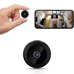 lot 4374 image: J-SINIGIDIN Mini Hidden Spy Camera, WiFi Wireless Small Camera, Home Security Cameras for Pet, Baby with Night Vision, Motion Detection, App Control A9