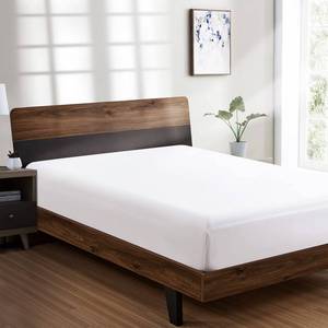 lot 4391 image: FreshCulture Twin Fitted Sheet - Hotel Quality - Ultra Soft & Breathable - Brushed Microfiber - Deep Pocket - Cooling Fitted Sheet for Twin Size Bed (White)