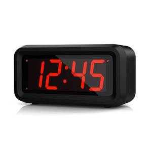 lot 4410 image: Alarm Clock, LED Digital Clock, Small Wall Clock, Battery Operated, Adjustable 3-Level Led Brightness, Dim Night Mode, 1224Hr, Cordless, Constantly 1.2 Digits Display for BedroomTravel,Easy to Set