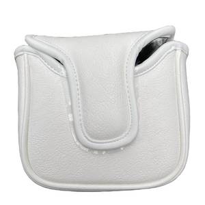lot 4419 image: Essential BlackWhite Golf Putter Cover Magnetic, Square Mallet Putter Head Cover Club Protection Case fits for Golf Clubs, Premium Golf Mallet Putter Headcover Gift for Men Golfer (All White)