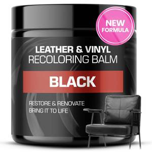 lot 4424 image: FORTIVO Leather Recoloring Balm, Color Restorer, Scratch Remover, Couch Paint and Repair, Leather Balm for Couches