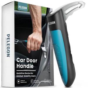 lot 4465 image: PELEGON Car Door Handle for Elderly (1 Pack) Car Cane Assist Handle with Anti-Slip Grip, Steel Hook for Secure Latch Fit, Supports Up to 300 lbs, Easy Tool-Free Use