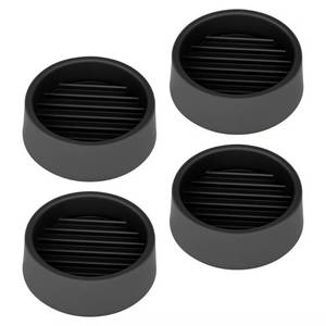 lot 4477 image: Non Slip Furniture Pads, 1.5�� Round Rubber Caster Cups, 4 Pcs Furniture Coasters, Anti-Slip Gripper, Anti Slide Furnitures Feet Floor Protectors for Bed Couch Stoppers - Black