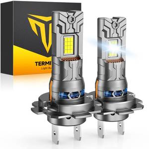 lot 4495 image: Termitor 2026 New Gen H7 Light Bulbs, High-Performance Bright 70000LM 14X With 18CSP Chips, 11 Mini Size Plug-N-Play No Adapter, 10 Years Lifespan IP68, Light Kit Pack of 2