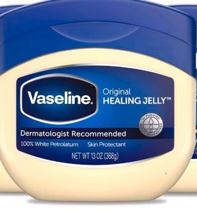 lot 4505 image: Vaseline Petroleum Jelly Original Provides Dry Skin Relief And Protects Minor Cuts Dermatologist Recommended And Locks In Moisture 13oz