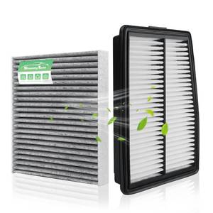 lot 5061 image: Engine & Cabin Air Filter Set for 2021-2026 Santa Fe Hybrid 1.6L, 2020-2026 Sonata Hybrid 2.0L, 2022-2026 Tucson Hybrid 1.6L Air filter Replacement 97133L1000 28113L5100 Automotive Accessories