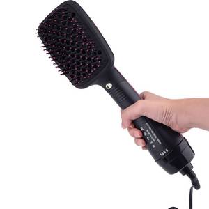 lot 5069 image: Blow Dryer Brush Straightener, Detangling Straightening Smoothing in One Step, Reduce Frizz More Shiny for Salon-Quality Smooth Straight Hair Dryer Brush