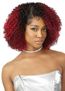 lot 6037 image: Outre Lace Front Wig - Melted Hairline - Swirlista - Swirl 110 (DR2VANILLA COCOA)
