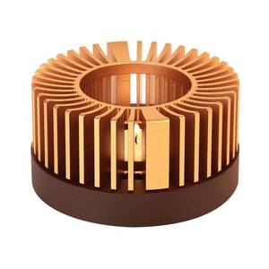 lot 6055 image: Teapot Warmer, JUKFITA Aluminum Alloy & Wood Tea Warmer, for Heating Tea, Coffee, Milk, Food Indoors and Outdoors