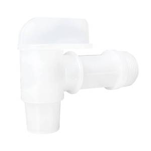 lot 6063 image: Toolazy Spigot for 6 Gallon Container, 2 Pack 34 NPT Plastic Faucet for 5 6 Gallon Water Jug and Drum - Durable Polyethylene Water Dispenser Spigot Replacement, White