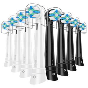 lot 6087 image: 8 Pack IO Brush Head Compatible with Oral B IO 2345678910Deep Clean Electric Toothbrush, Replacement Heads Compatible with Oral B IO for Effective Cleaning (BlackWhite)