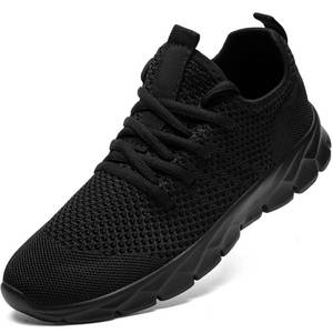 lot 6380 image: YITUHIO Running Shoes for Mens Fashion Sneakers Mens Tennis Walking Shoes Lightweight,Black,Size 8.5