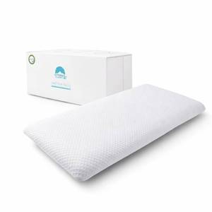 lot 6428 image: DLIGHT BD Slim 2.7 Stomach Sleeping Memory Foam Pillow-Thin, Flat, Soft Yet Supportative for Belly, Back& Stomach Sleepers (2.7 Ultra Slim-King)