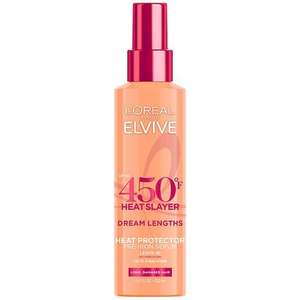 lot 6448 image: LOreal Paris Elvive Dream Lengths Heat Slayer Pre-Iron Leave-In Spray - 4.4oz