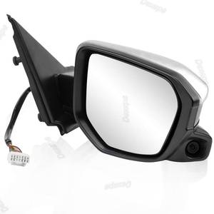 lot 6460 image: Dexepe Passenger Side Mirror Assembly 2016-2021 Compatible with Honda Civic Sedan Coupe Hatchback Rear View Mirror with Camera Power Heated Replace 76208-TBC-A03ZA (11 Pin Platinum White Pearl)