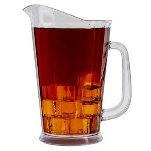 lot 11223 image: G.E.T. P-1064-1-CL-EC BPA-Free Break-Resistant Plastic Serving Pitcher, 60 Ounce, Clear
