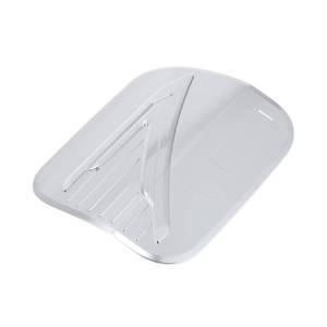 lot 11233 image: Partuto Fuel Tank Door Cap for Toyota Corolla Cross 2020-2025 Fuel Filler Flap Cover Adhesive Type Chrome Silver Tone ABS Fuel Filler Door Gas Cap