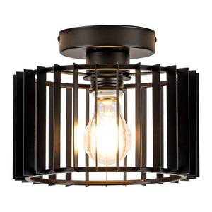 lot 11250 image: Zlepmlla Ceiling Light Fixture Industrial Black Iron Cage Flush Mount, 9 - inch Diameter, Hallway Light Fixtures Modern Ceiling Lights for hallways Eentryway Bathroom Bedroom Kitchen