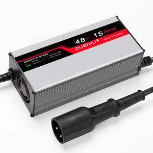 lot 11290 image: DUBIHU 48V 15A Golf Cart Battery Charger, Compatible with Club Car Models, with 3-Pin Round Plug, 48 Volt 15 Amp Golf Cart Charger, 16FT Long Cable