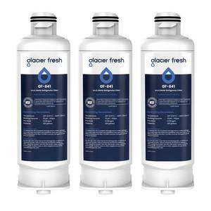 lot 11300 image: GLACIER FRESH Replacement for DA97-17376B Refrigerator Water Filters, HAF-QIN, HAF-QINEXP, DA97-08006C, RF23M8070SG, RF23M8070SR, RF23M8090SG, RF23M8090SR, RF23M8570SR, RF23M8590SG (3 Pack)