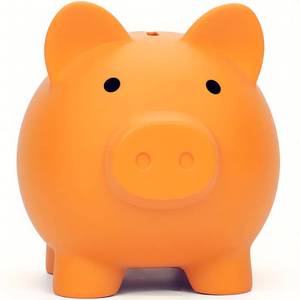 lot 12079 image: Piggy Bank for Sbrvaniy Piggy Coin Banks for Boys and Girls My First Unbreakable Plastic Money Bank SML Size Decoration Savings Christmas, Easter, Birthday Gift