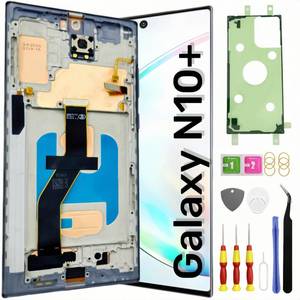 lot 12082 image: LNONLS TFT Galaxy Note 10 Plus Screen Replacement for Samsung Galaxy Note10 Plus LCD Screen Touch Digitizer Display Pantalla with Thin Frame Tool kit 4G N975F 5G N976U(no fingerprint) (TFT Black)