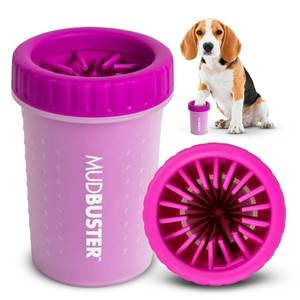 lot 12104 image: Dexas MudBuster Portable Dog Paw WasherPaw Cleaner, Medium, Fuchsia