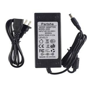lot 12108 image: PARTSHE AC Adapter Charger Power Supply for Zebra Eltron TLP2844 TLP LP 2844 2824 GC420 GC420T GC420d Label Printer