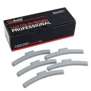 lot 12110 image: CKAuto MC-Series Coated 3.00oz Lead Clip on Wheel Weights, 20PcsBox