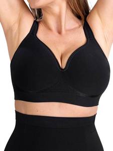lot 12119 image: SHAPERMINT Sweetheart Bras for Women Wireless Push Up Bra with Support, Full Coverage Seamless BraletteComfortable Bras for Women No Underwire LARGE