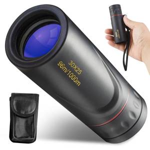 lot 12175 image: HDAJY Mini Monocular Telescope, Upgrade 30 x 25 HD Monoculars for Adults High Powered, Be Used for Stargazing, Hunting, Black