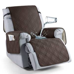 lot 12180 image: TAOCOCO 100% Waterproof Recliner Chair Covers, Non Slip Recliner Covers for Recliner Chair with Pocket, Washable Reclining Chair Cover Furniture Protector for Kids,Dogs(22, Chocolate)