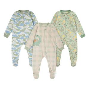 lot 12218 image: HUGGIES 3-Pack Footed Fleece Coverall, 24 MONTH