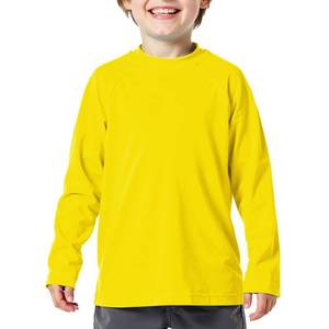 lot 12228 image: Boys Rash Guard Swim Shirt Long Sleeve UPF 50 for Toddler Kids UV Protection Outdoor Beach Rashguard Sun Shirt Quick Dry Shirt for 4 Years Kids Yellow 3XS