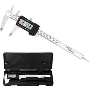 lot 12239 image: Simhevn Electronic Digital Caliper Measuring Tool, Stainless Steel Vernier Caliper Digital, Easy Switch from Inch Metric, LCD Screen,0-6inch150mm Caliper Measuring Tool for DIY3D Printing
