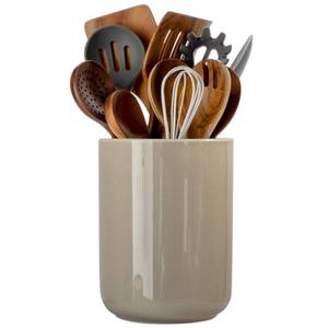 lot 14184 image: SIEBOLD Utensil Holder,Ceramic Kitchen Utensil Holder for Countertop, Vintage Farmhouse Kitchen Decor for Counter, Gift��6.3  4.72inch��