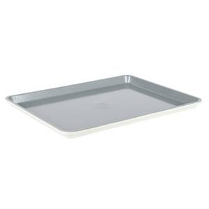 lot 14202 image: Sur La Table Kitchen Essentials Bake Sale Large 18 X 13 Inch PFA Free Ceramic Nonstick CookieBaking Sheet - Linen White