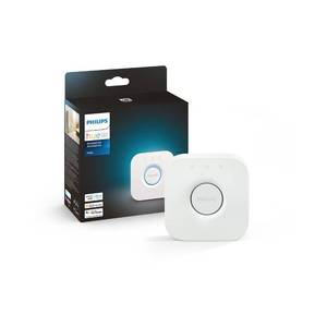 lot 14252 image: Philips Hue Bridge, Unlock the Full Potential of Hue Bridge System, Multi-Room and Out-of-Home Control, Create Automations and Zones, Smart Lighting Hub, Works with Voice and Matter-Compatible