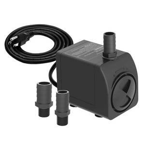 lot 14316 image: Knifel Submersible Pump 300GPH Ultra Quiet with Over Heating Protection 6ft High Lift for Fountains, Hydroponics, Ponds, Aquariums & More��
