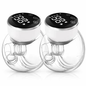 lot 14323 image: NaNaLazy Wearable Breast Pump Hands Free of Longer Battery Life & LED Display, Portable Electric Breast Pump with 3 Modes & 9 Levels & Low Noise, 24 mm Flange, 2 Pcs White